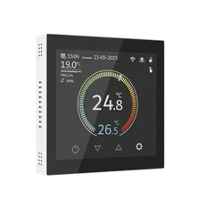 Изображение Умный сенсорный терморегулятор с LCD дисплеем белый W1851101