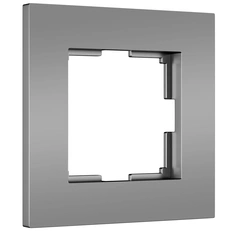 Изображение Рамка на 1 пост Slab (серебро матовый) W0012965